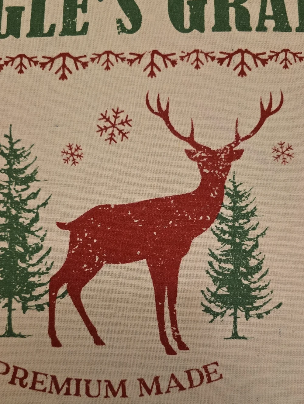 Kringles Grain Christmas Pillow
